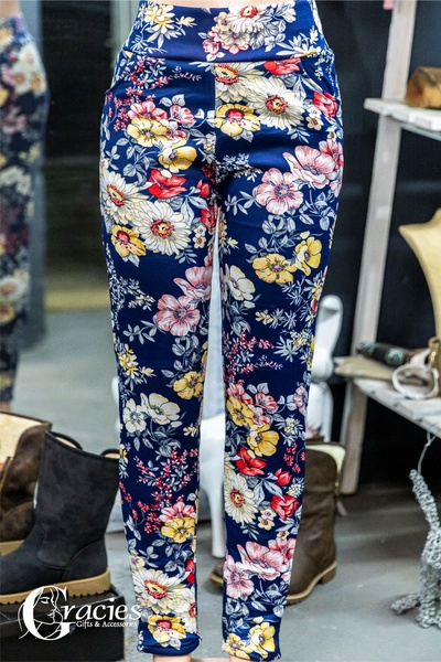 Flower Leggings Winter