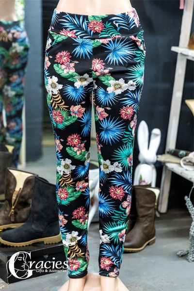 Flower Leggings Winter