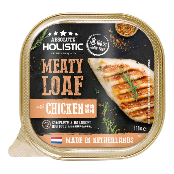 Absolute Holistic Meaty Loaf for Dogs 100g x 16