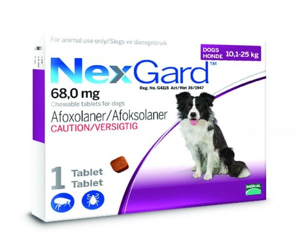 Nexgard Dog 10.1 - 25kg (Purple)