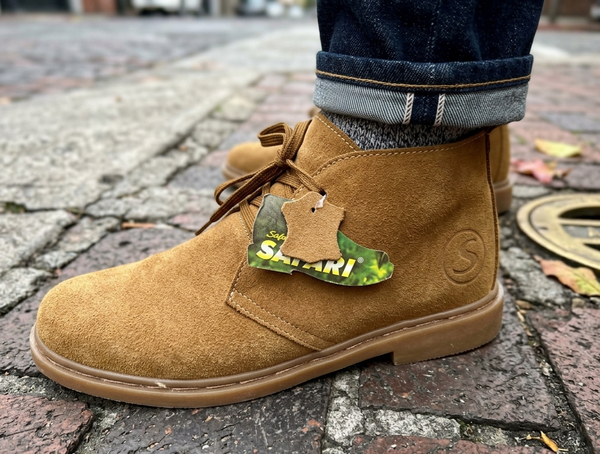 Mens Safari Leather Vellies
