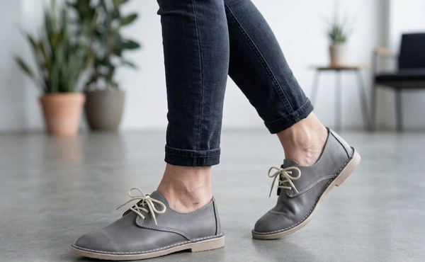 Ladies Leather Chuka Vellies picture
