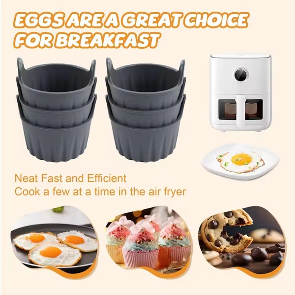3PC SILICON EGG CUP