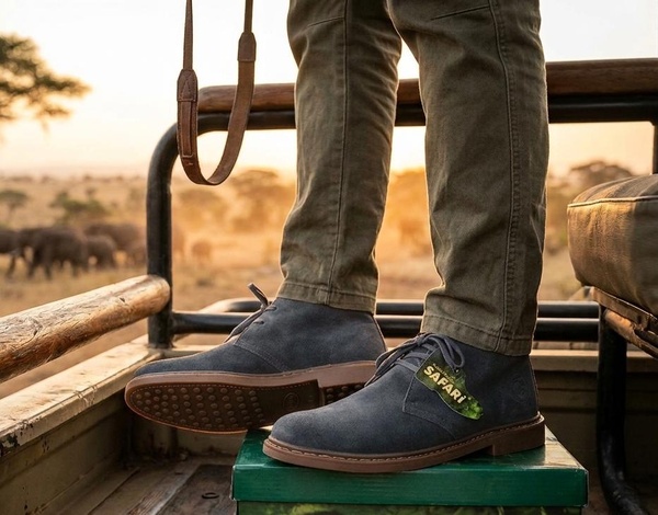 Mens Safari Leather Vellies picture