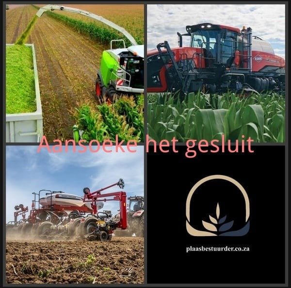 Plaasbestuurder: Saaiboerdery picture