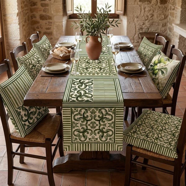 Green tiled