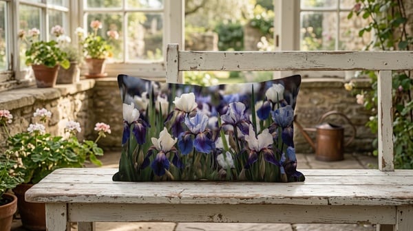 iris Premium linen weave  covers only( fits a standard  sleep cushion size