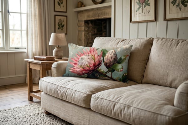 Protea Premium linen weave  covers only( fits a standard  sleep cushion size