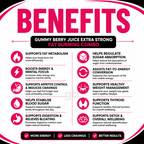 Benefits: Berry Juice Extra Strong Fat Burning Combo