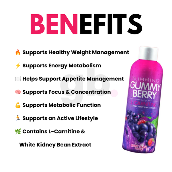 Benefits Original Gummy Berry Juice Extra Strong 250ml