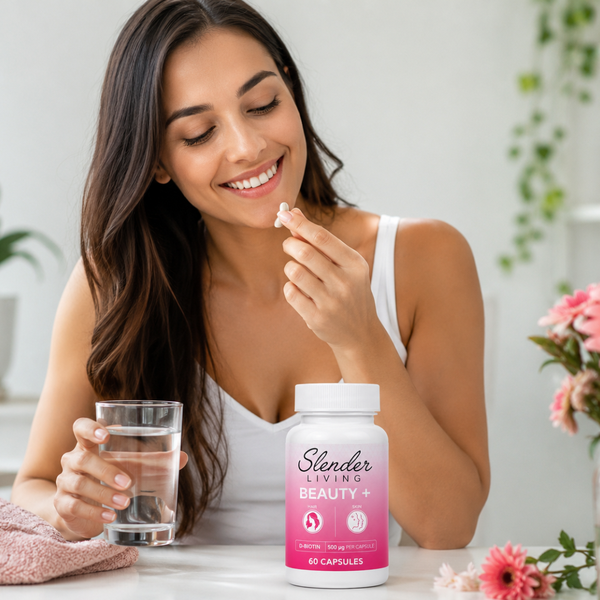 Slender Living Beauty Hair Skin Nails Biotin