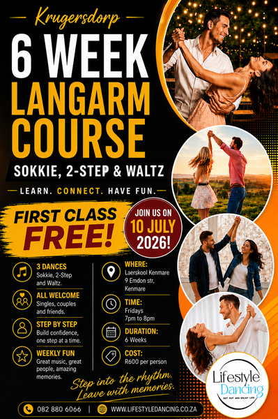 6 Week Langarm Dance Course - Krugersdorp