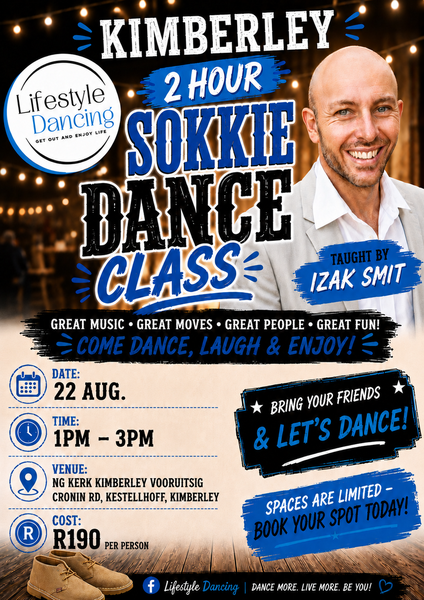 2 hour Sokkie Dance Class - Kimberley
