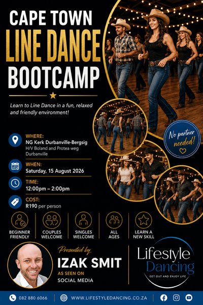 Line Dance Bootcamp - Cape Town 12pm to 2pm