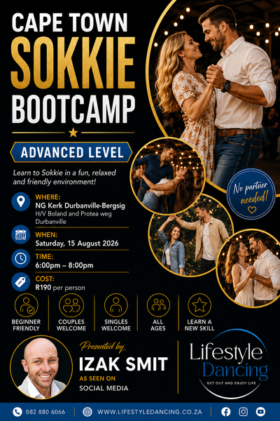 Advance level Sokkie Bootcamp Cape Town - 6pm to 8pm