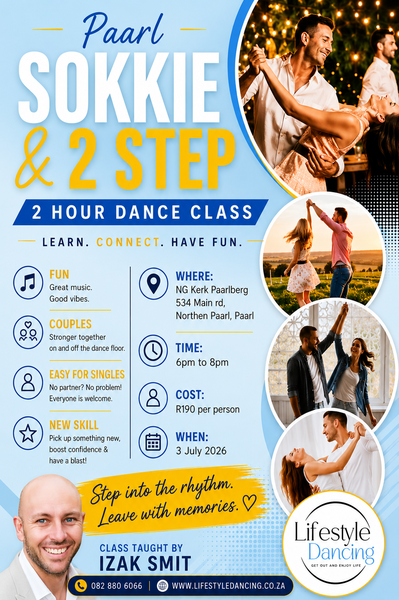 Sokkie & 2 Step 2 hour class - Paarl
