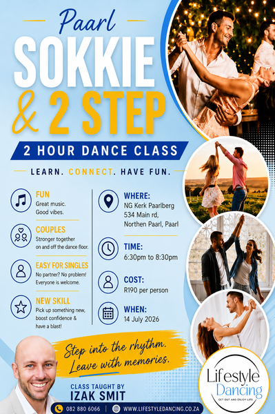 Sokkie & 2 Step 2 hour class - Paarl