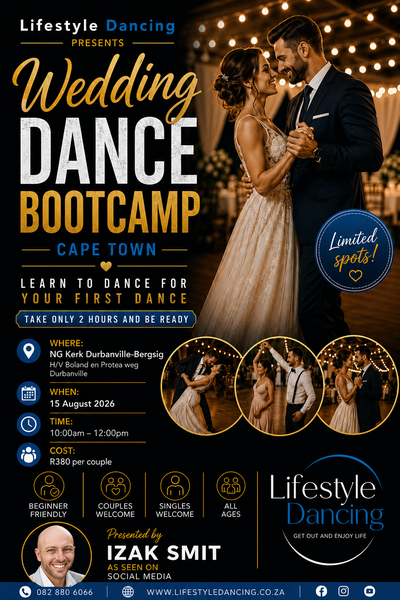 Wedding Dance Bootcamp Cape Town - 10am to 12pm