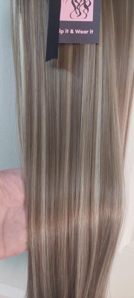 Light Brown Ash Blonde mix