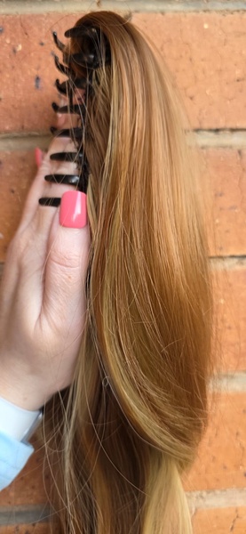 Golden Brown - Dark Blonde Claw Clip Ponytail (Click on image to view more INFO)