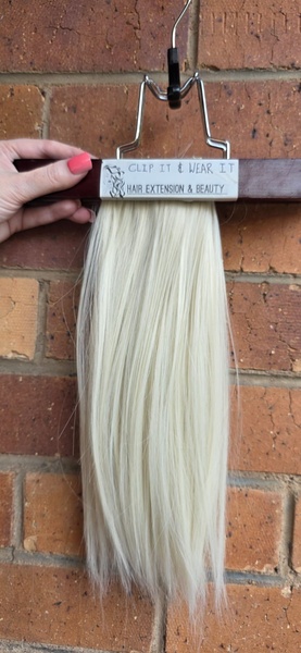 Platinum White Blonde 10pc CLIP in set (Click on image to view More INFO)