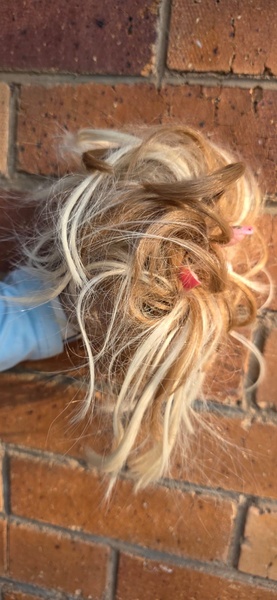 Golden Brown- Bleach Blonde Scrunchie Messy Bun(Click on image to view more INFO)