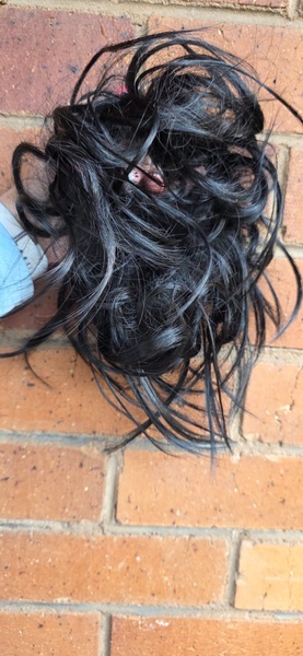 Black Scrunchie  MessyBun(Click on image to view more INFO