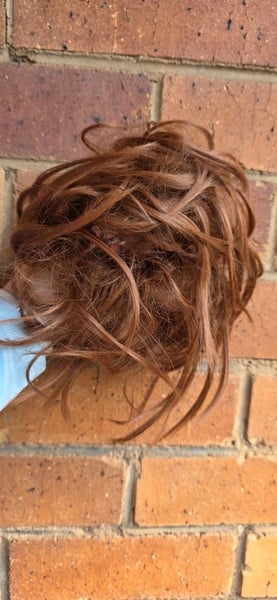 Golden ChestNut Brown Scrunchie Messy Bun(Click on image to view more INFO)