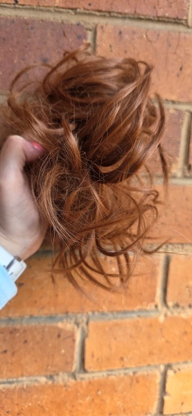 Golden ChestNut Brown Scrunchie Messy Bun(Click on image to view more INFO)