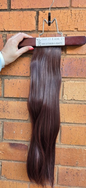 Dark Plum Red 10pc Clip in set (Click on image to view more INFO)