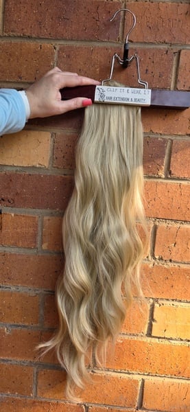 Ash Blonde mix 10pc Clip in set (Click on image to view more INFO)
