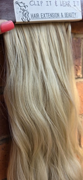 Ash Blonde mix 10pc Clip in set (Click on image to view more INFO)