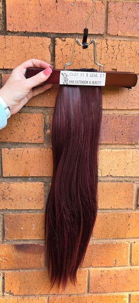 Wine Red - Black mix 10pc CLIP in set (Click on image to view more INFO)