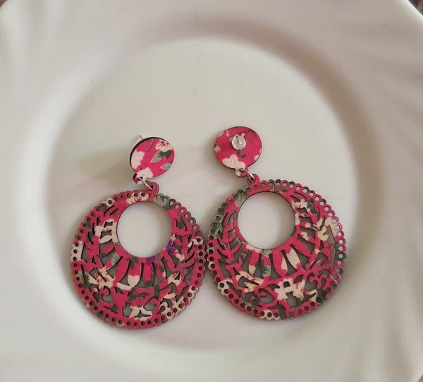 Beautiful Wood Earrings