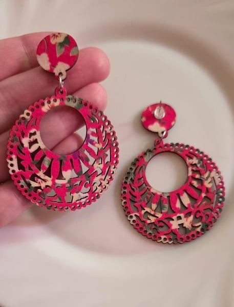 Beautiful Wood Earrings