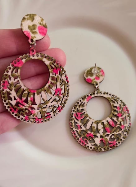 Beautiful Wood Earrings