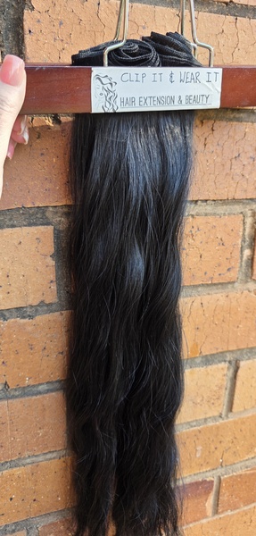 Black 10pc Clip in Set High Quality Premium Fiber(Click on image to view more INFO)