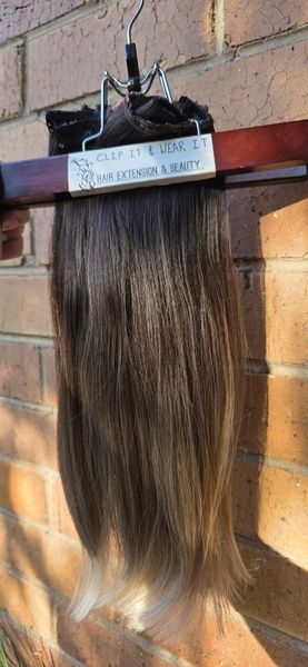 Ombre Brunette to Ash Blonde ends(Click on image to view more INFO)