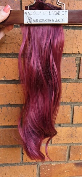Burgundy 10pc Clip in set(Click on image to view more INFO)