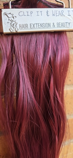 Burgundy 10pc Clip in set(Click on image to view more INFO)