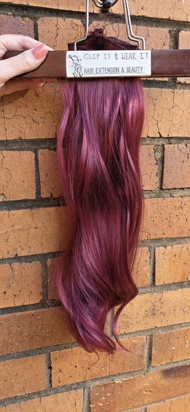 Burgundy 10pc Clip in set(Click on image to view more INFO)