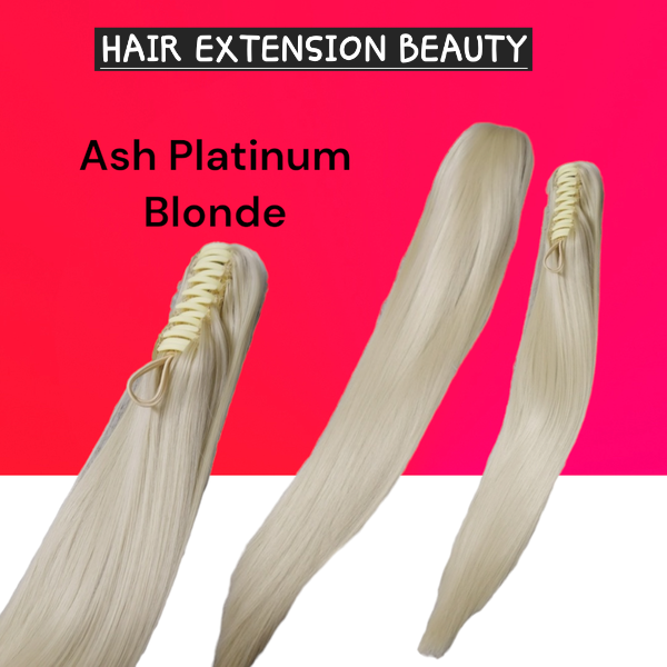 Ash Platinum Blonde Straight Claw Clip (Click on image for more info)