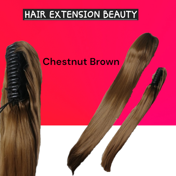 ChestNut Brown Straight Claw Clip (Click on image for more info)