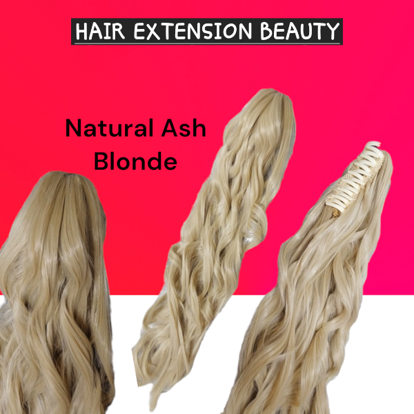 Natural Ash Blonde Wavey Claw Clip (Click on image for more info & Pictures)