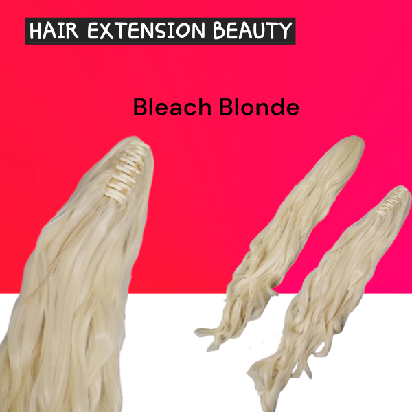 Bleach Blonde (Yellow Tone) Wavey Claw Clip (Click on image for more info)