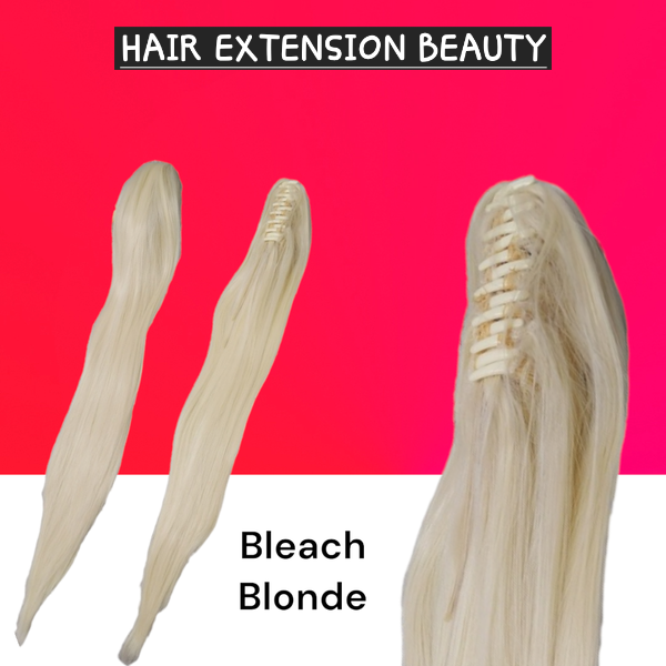 Bleach Blonde (Yellow Tone) Straight Claw Clip (Click on image for more info)