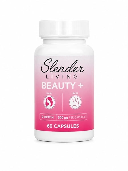 Slender Living Beauty Hair Skin Nails Biotin