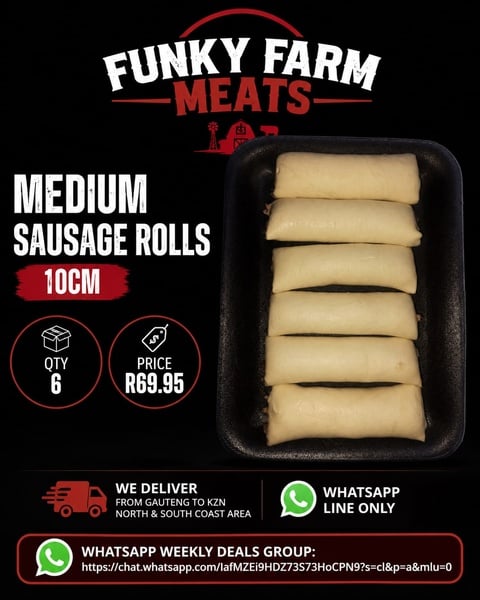 Meduim Sausage Rolls Pie's