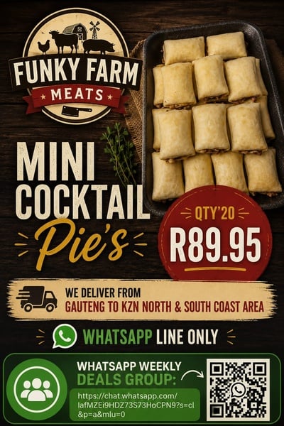 Cocktail Sausage Roll Pie's