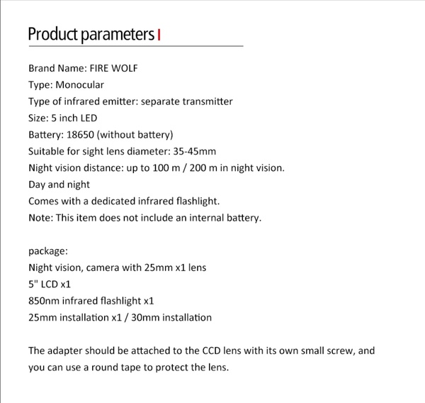 thumbnail image 2 of IR Infrared Night Vision Flashlight, WESLITE 850nm Infrared Light... 2 of 13